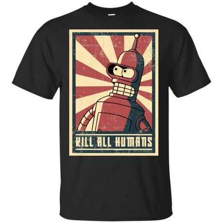T-Shirts Black / S Kill All Humans T-Shirt
