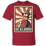 T-Shirts Cardinal / S Kill All Humans T-Shirt