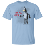 T-Shirts Light Blue / S Kill All Humans T-Shirt