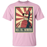 T-Shirts Light Pink / S Kill All Humans T-Shirt