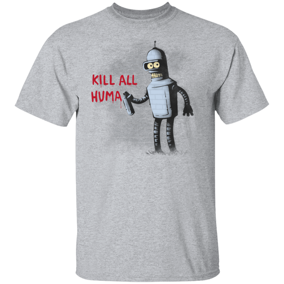 T-Shirts Sport Grey / S Kill All Humans T-Shirt