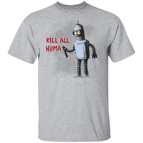 T-Shirts Sport Grey / S Kill All Humans T-Shirt