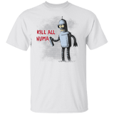 T-Shirts White / S Kill All Humans T-Shirt