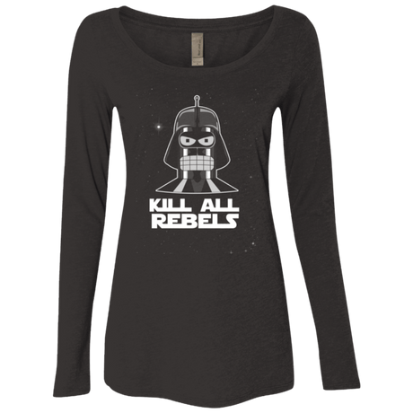 T-Shirts Vintage Black / Small Kill all Rebels Women's Triblend Long Sleeve Shirt