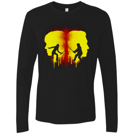 T-Shirts Black / Small Kill Bill Silhouettes Men's Premium Long Sleeve