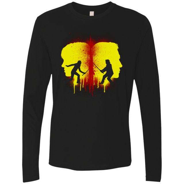 T-Shirts Black / Small Kill Bill Silhouettes Men's Premium Long Sleeve
