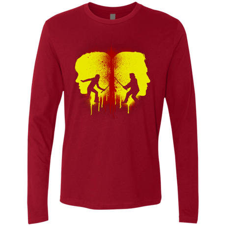 T-Shirts Cardinal / Small Kill Bill Silhouettes Men's Premium Long Sleeve