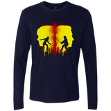 T-Shirts Midnight Navy / Small Kill Bill Silhouettes Men's Premium Long Sleeve