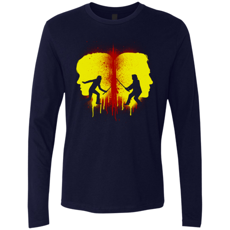 T-Shirts Midnight Navy / Small Kill Bill Silhouettes Men's Premium Long Sleeve