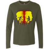 T-Shirts Military Green / Small Kill Bill Silhouettes Men's Premium Long Sleeve