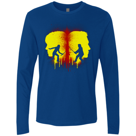 T-Shirts Royal / Small Kill Bill Silhouettes Men's Premium Long Sleeve