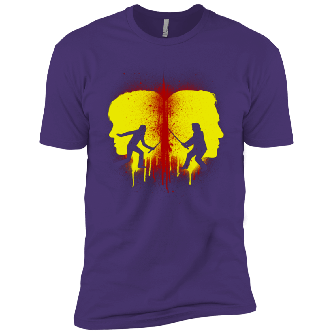 T-Shirts Purple / X-Small Kill Bill Silhouettes Men's Premium T-Shirt