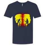 T-Shirts Midnight Navy / X-Small Kill Bill Silhouettes Men's Premium V-Neck