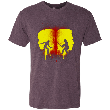 T-Shirts Vintage Purple / Small Kill Bill Silhouettes Men's Triblend T-Shirt