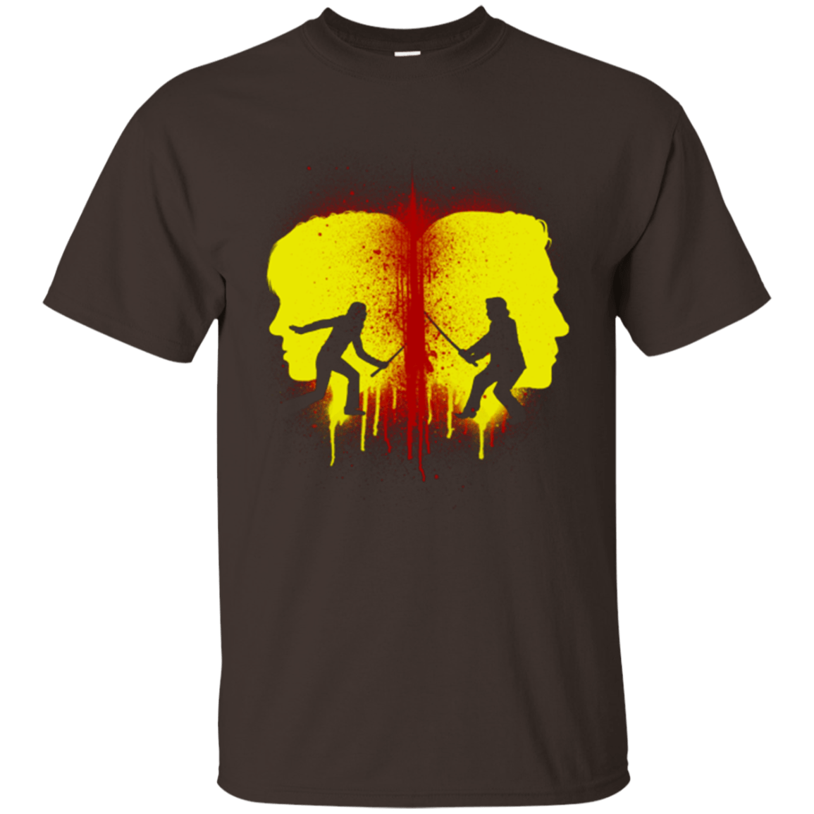 T-Shirts Dark Chocolate / Small Kill Bill Silhouettes T-Shirt