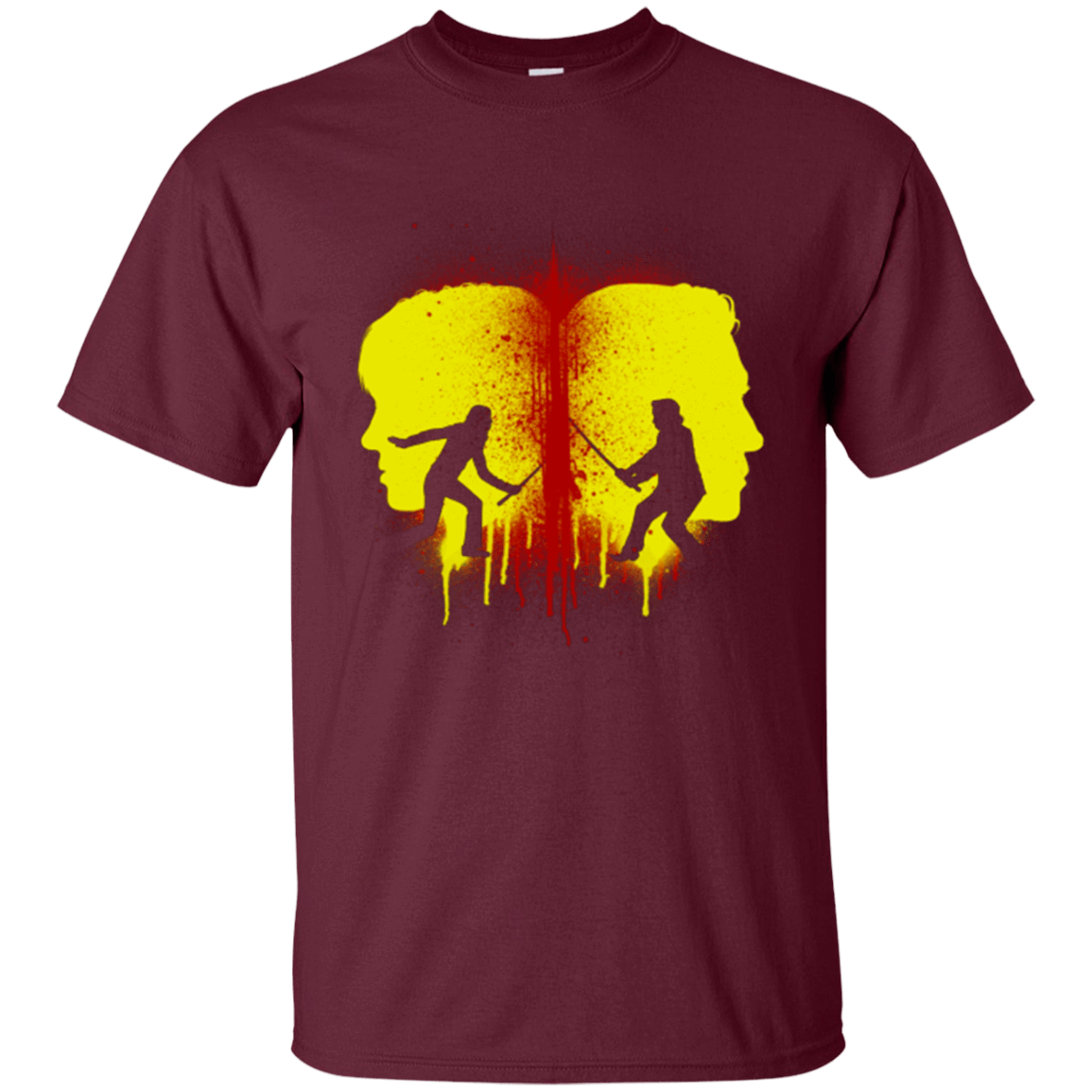 T-Shirts Maroon / Small Kill Bill Silhouettes T-Shirt