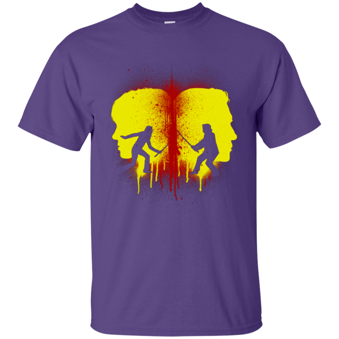 T-Shirts Purple / Small Kill Bill Silhouettes T-Shirt