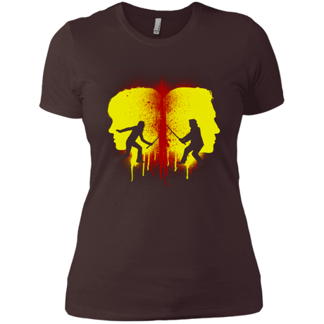 T-Shirts Dark Chocolate / X-Small Kill Bill Silhouettes Women's Premium T-Shirt