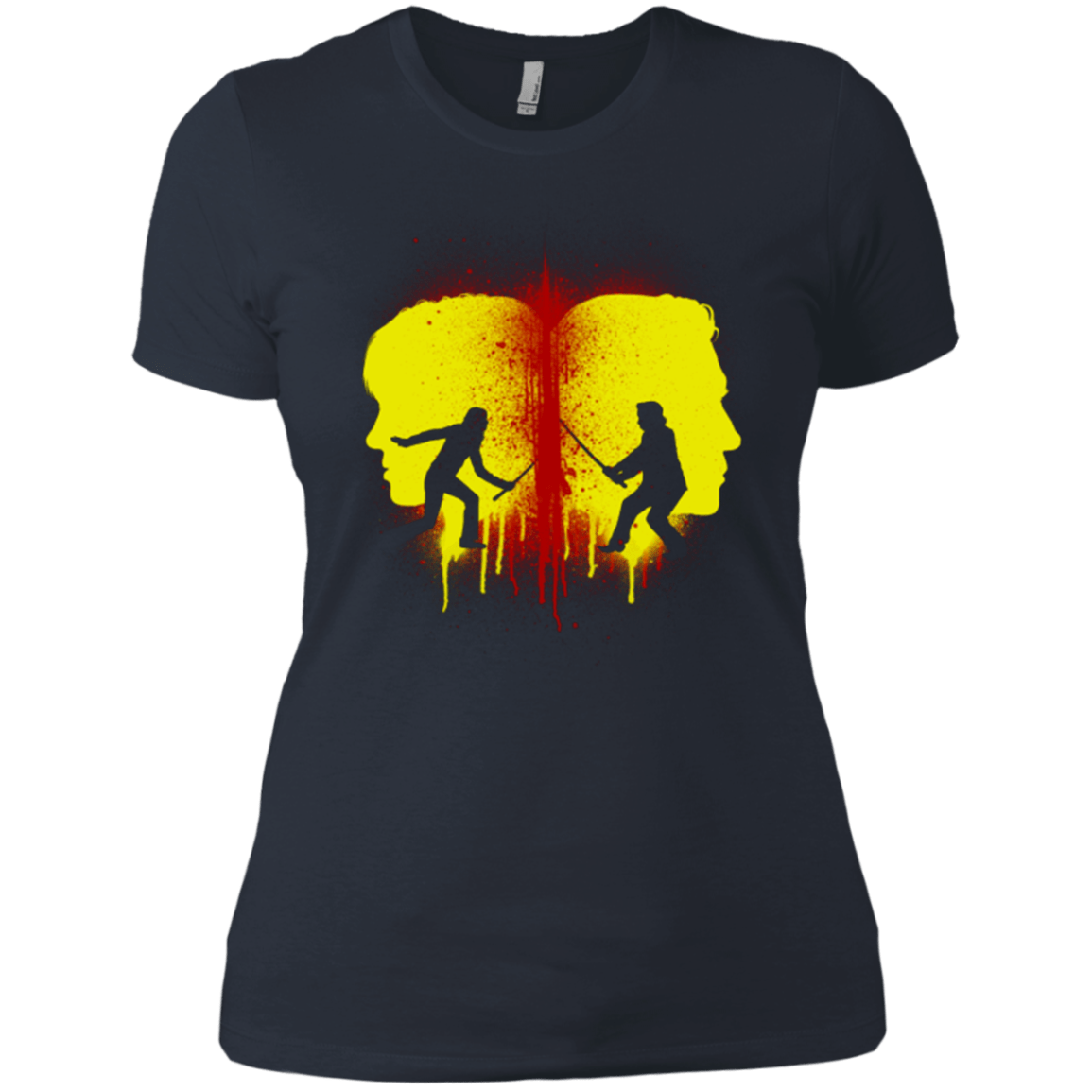 T-Shirts Indigo / X-Small Kill Bill Silhouettes Women's Premium T-Shirt