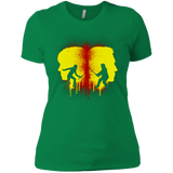 T-Shirts Kelly Green / X-Small Kill Bill Silhouettes Women's Premium T-Shirt