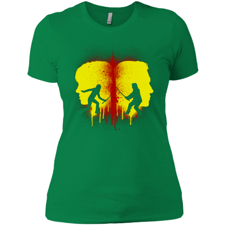T-Shirts Kelly Green / X-Small Kill Bill Silhouettes Women's Premium T-Shirt