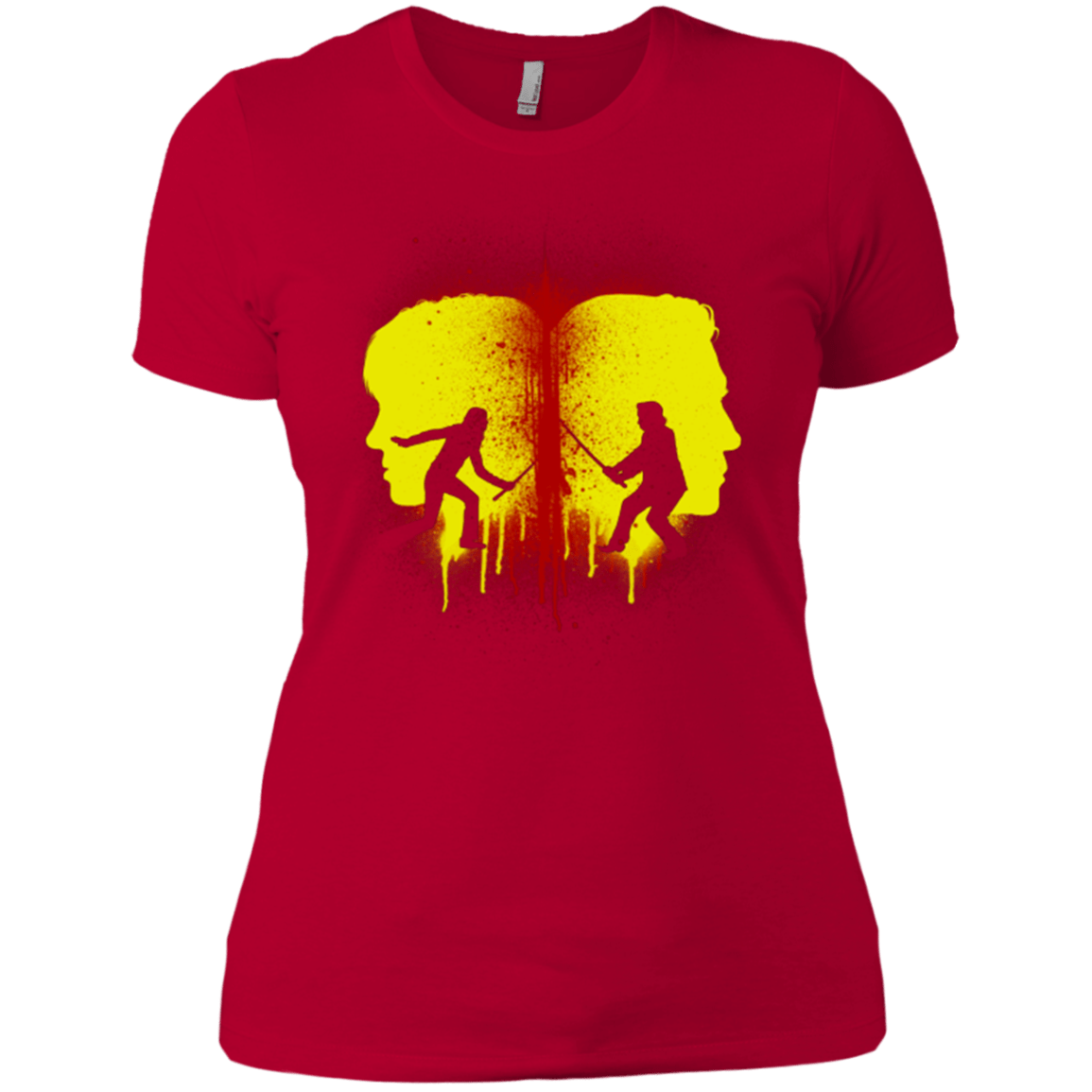 T-Shirts Red / X-Small Kill Bill Silhouettes Women's Premium T-Shirt