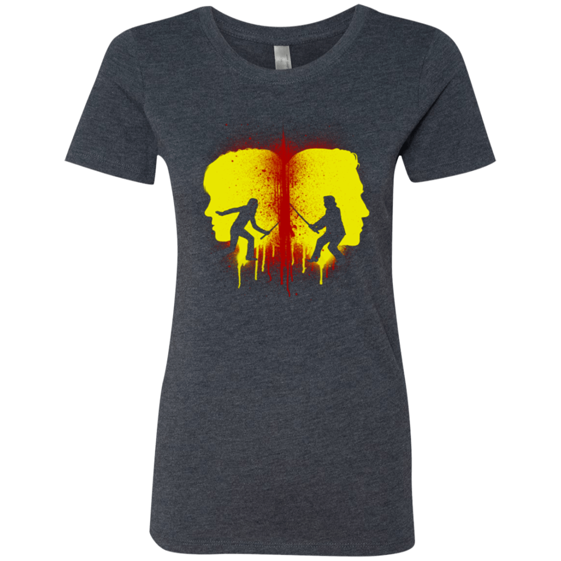 T-Shirts Vintage Navy / Small Kill Bill Silhouettes Women's Triblend T-Shirt