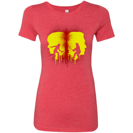T-Shirts Vintage Red / Small Kill Bill Silhouettes Women's Triblend T-Shirt