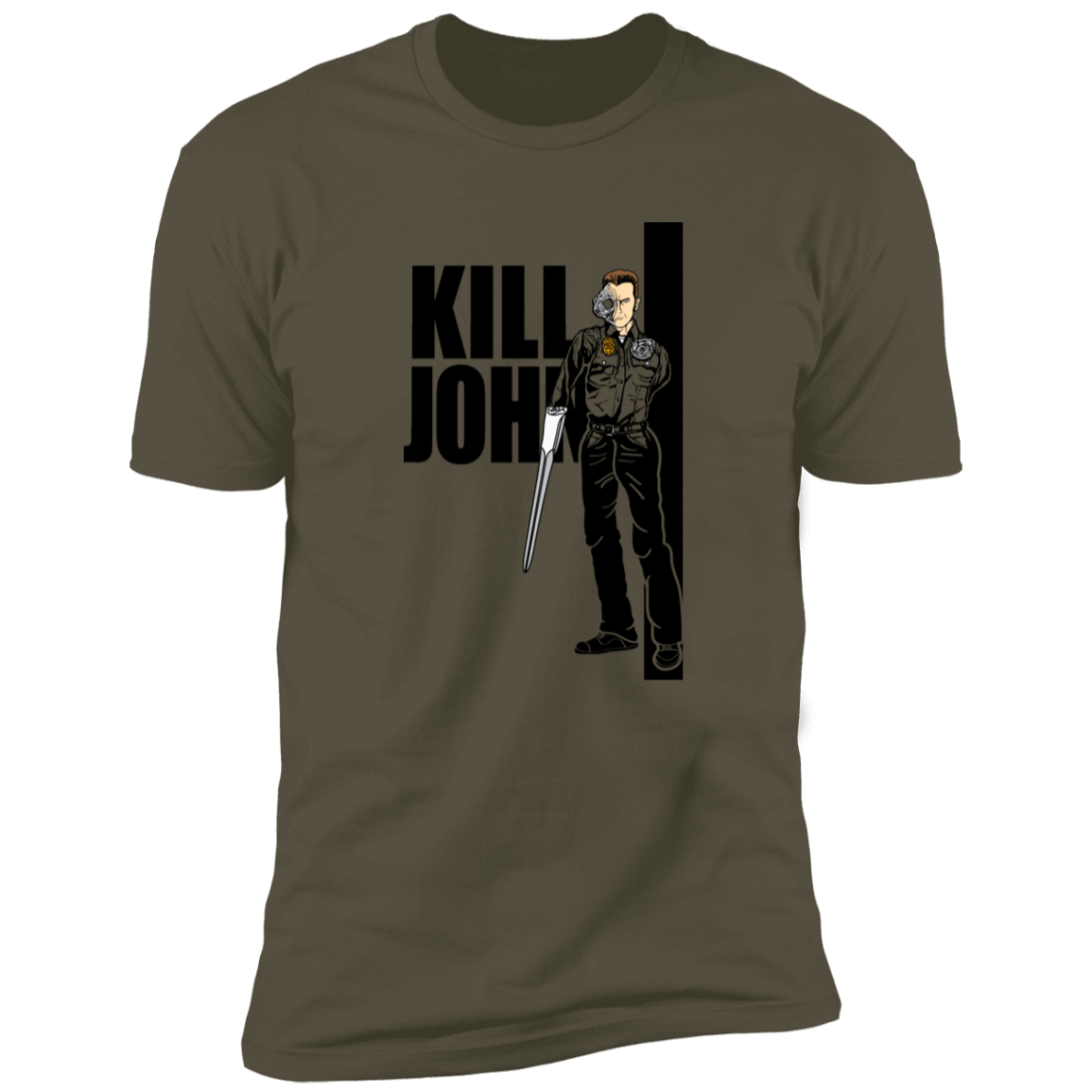 T-Shirts Military Green / S Kill John Men's Premium T-Shirt