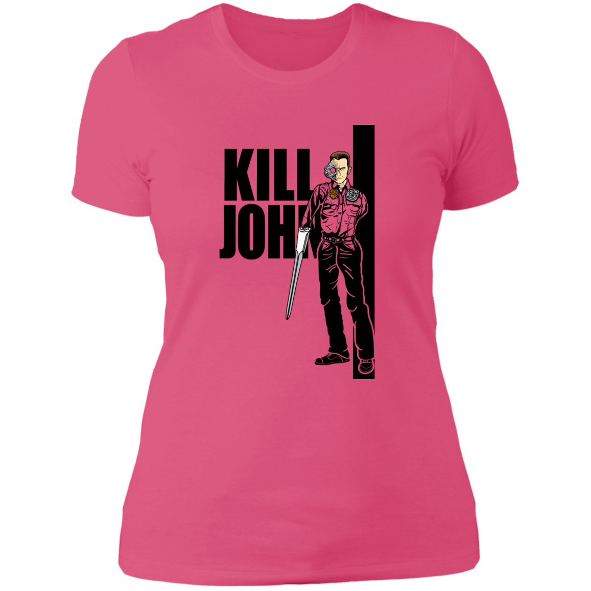 T-Shirts Hot Pink / S Kill John Women's Premium T-Shirt
