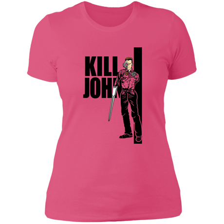 T-Shirts Hot Pink / S Kill John Women's Premium T-Shirt