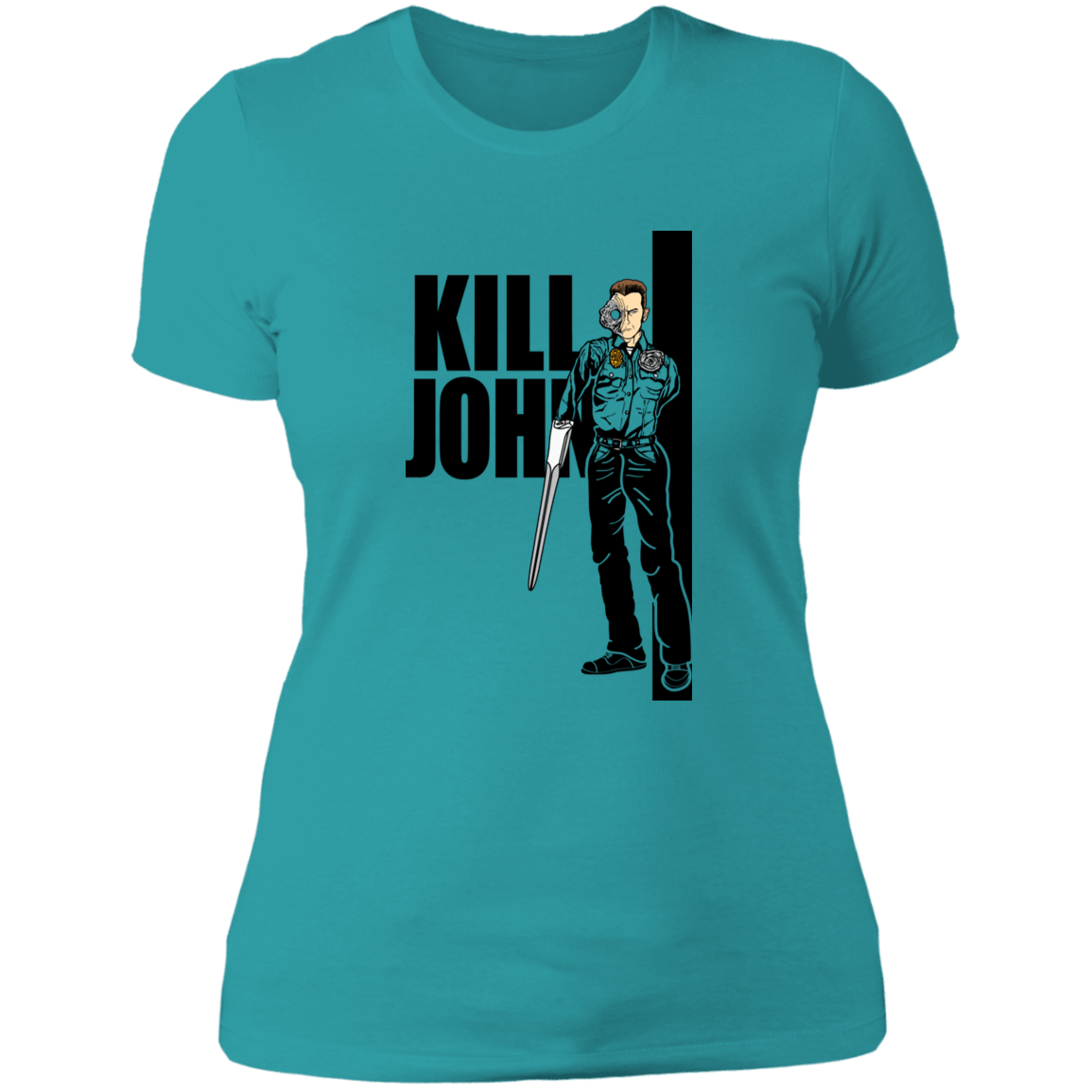 T-Shirts Tahiti Blue / S Kill John Women's Premium T-Shirt