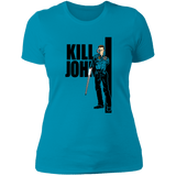 T-Shirts Turquoise / S Kill John Women's Premium T-Shirt