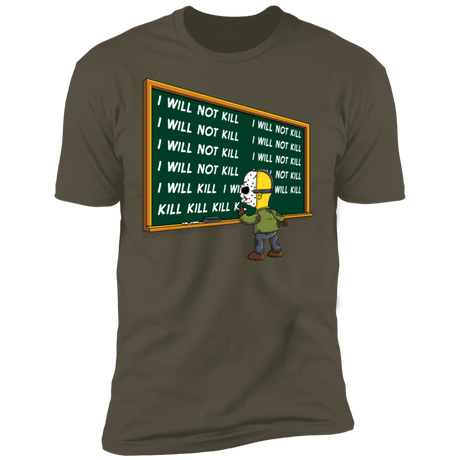 T-Shirts Military Green / S Kill Kill Kill Jason Men's Premium T-Shirt