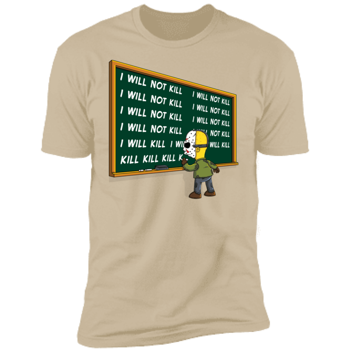 T-Shirts Sand / S Kill Kill Kill Jason Men's Premium T-Shirt