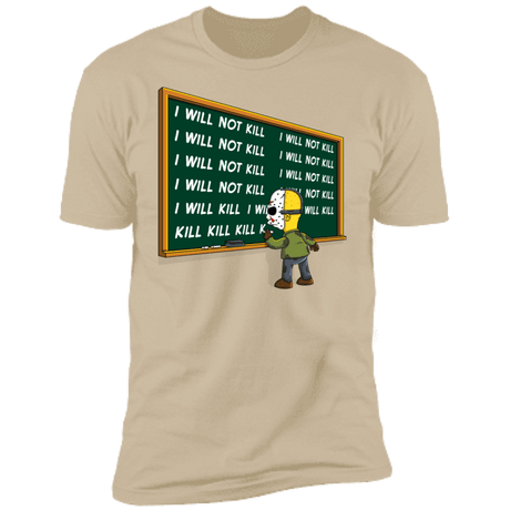 T-Shirts Sand / S Kill Kill Kill Jason Men's Premium T-Shirt