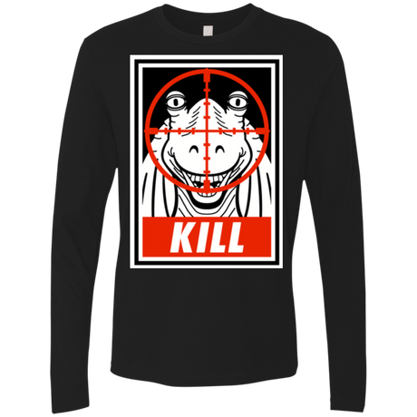 T-Shirts Black / Small Kill Men's Premium Long Sleeve