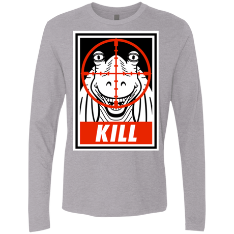 T-Shirts Heather Grey / Small Kill Men's Premium Long Sleeve
