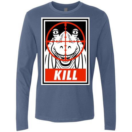 T-Shirts Indigo / Small Kill Men's Premium Long Sleeve