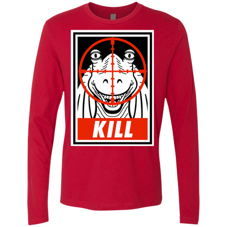 T-Shirts Red / Small Kill Men's Premium Long Sleeve