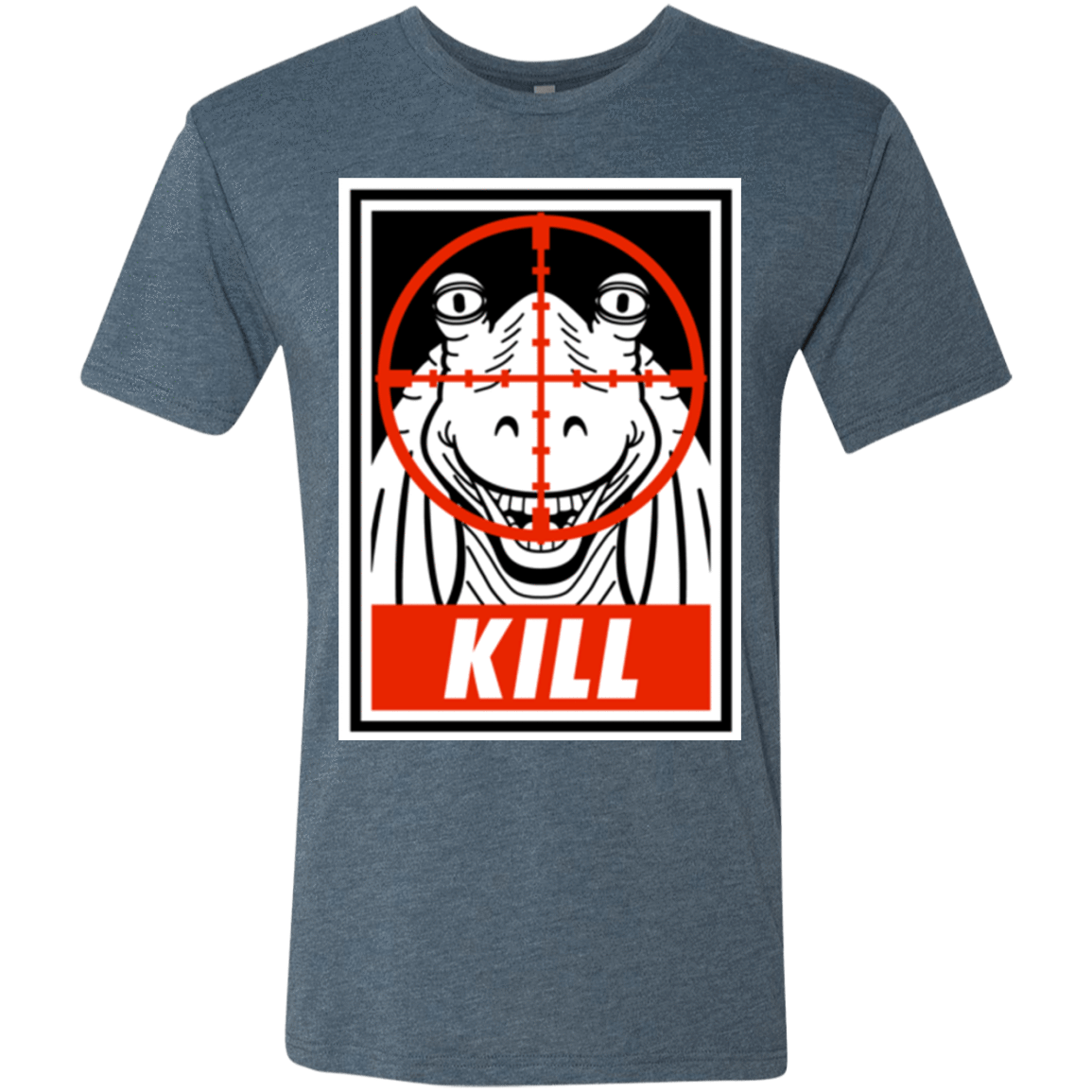 T-Shirts Indigo / Small Kill Men's Triblend T-Shirt