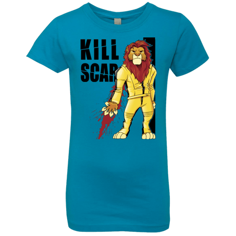 T-Shirts Turquoise / YXS Kill Scar Girls Premium T-Shirt