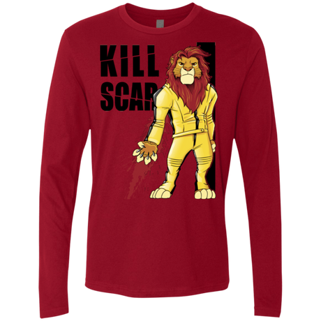 T-Shirts Cardinal / Small Kill Scar Men's Premium Long Sleeve