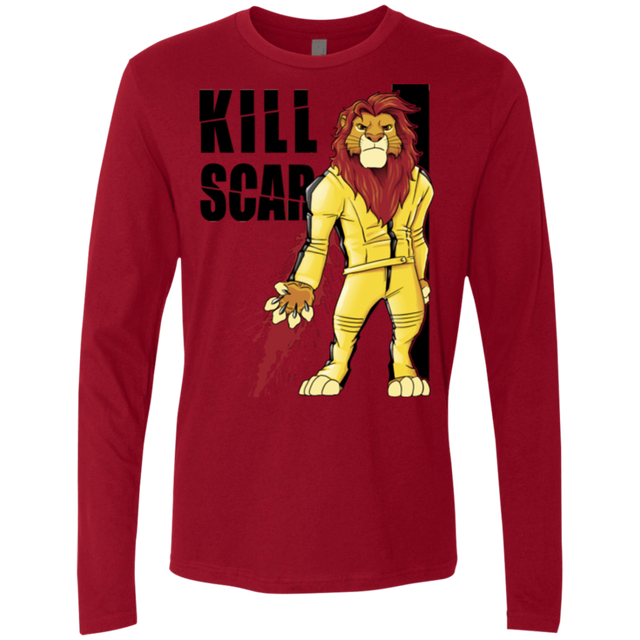 T-Shirts Cardinal / Small Kill Scar Men's Premium Long Sleeve