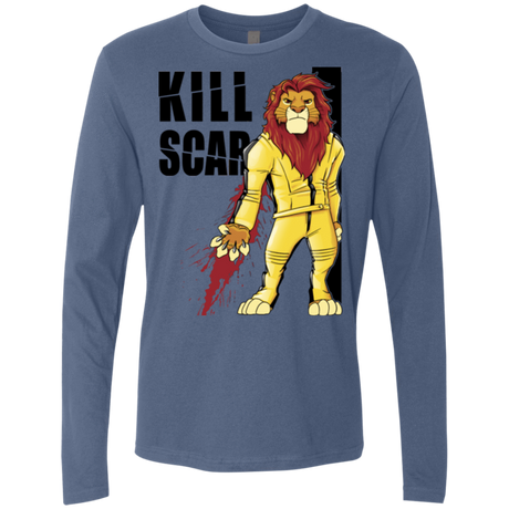 T-Shirts Indigo / Small Kill Scar Men's Premium Long Sleeve