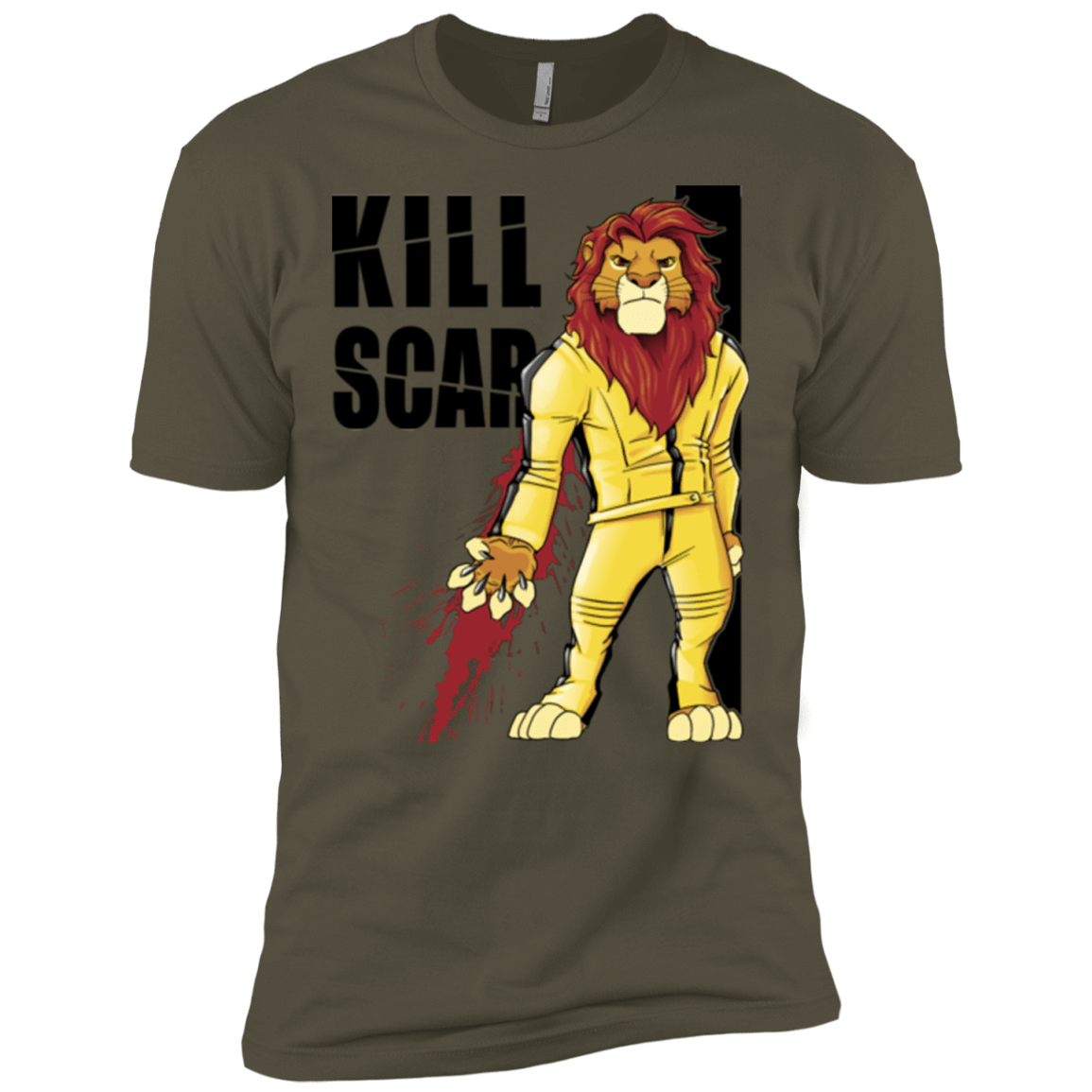 T-Shirts Military Green / X-Small Kill Scar Men's Premium T-Shirt