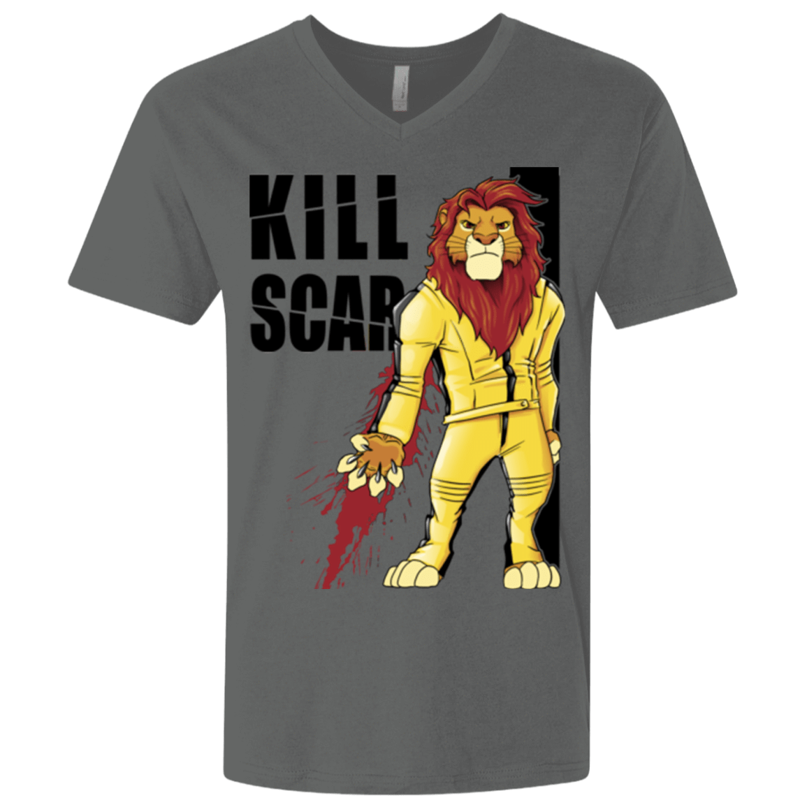 T-Shirts Heavy Metal / X-Small Kill Scar Men's Premium V-Neck