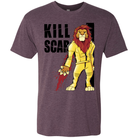 T-Shirts Vintage Purple / Small Kill Scar Men's Triblend T-Shirt