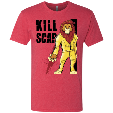 T-Shirts Vintage Red / Small Kill Scar Men's Triblend T-Shirt