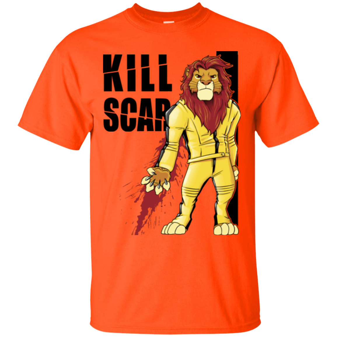 T-Shirts Orange / Small Kill Scar T-Shirt